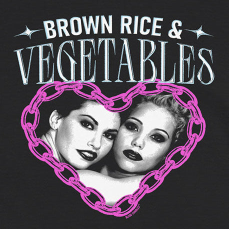 Brown Rice & Vegetables Showgirls Women’s Premium Crop Top