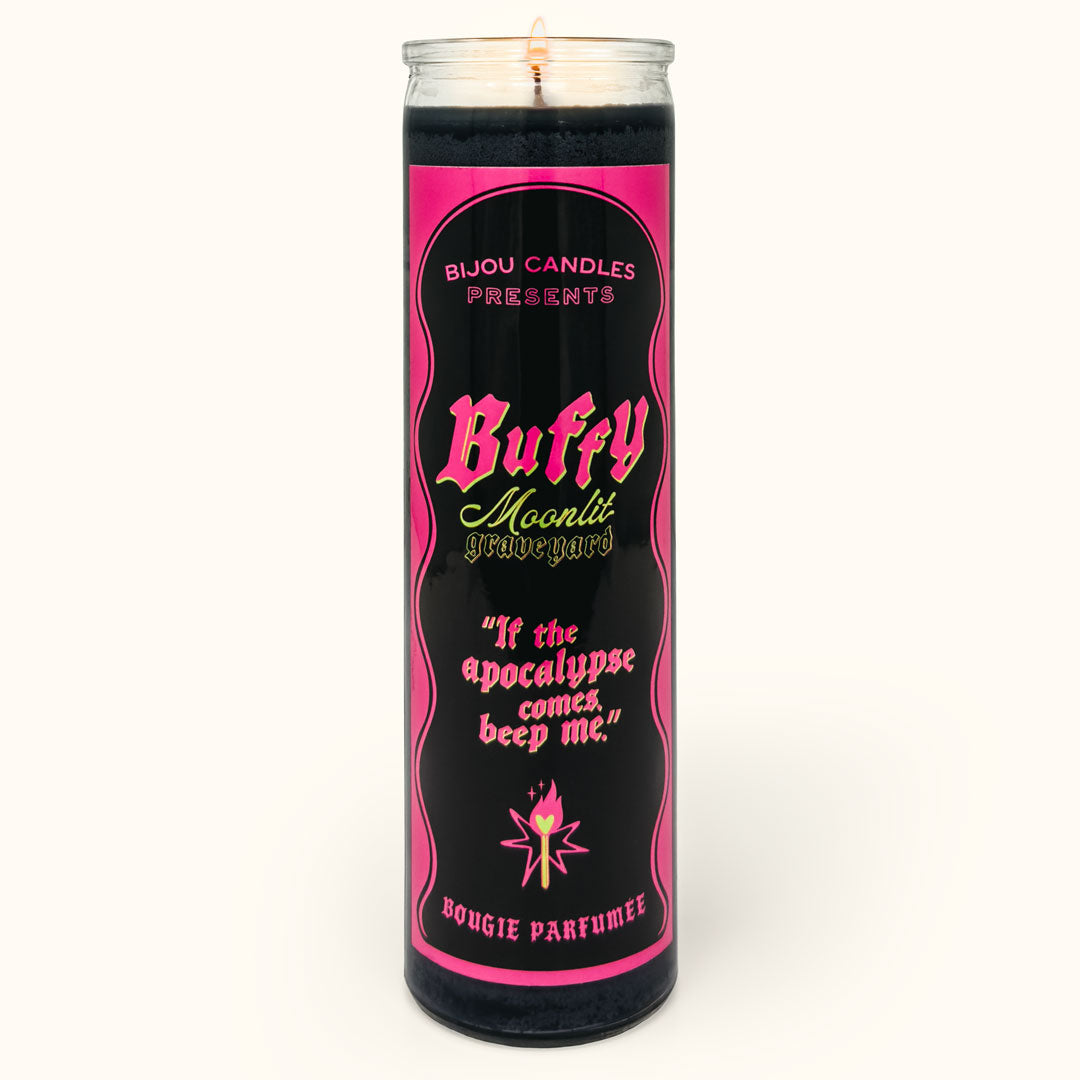 Buffy • Moonlit Graveyard Tall Candle