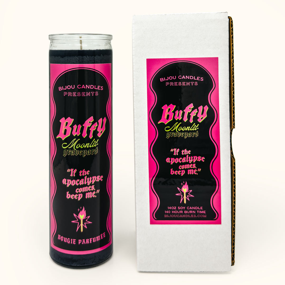 Buffy • Moonlit Graveyard Tall Candle