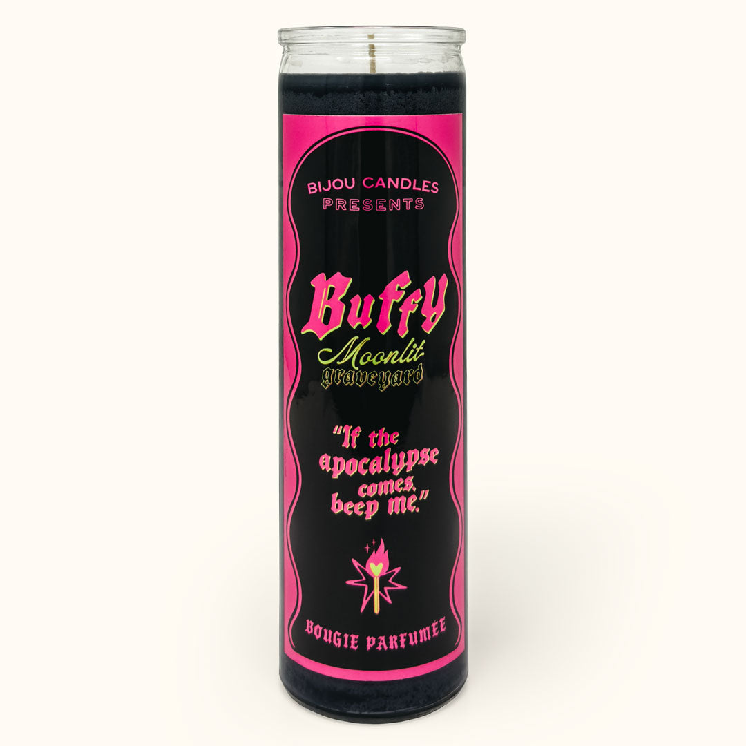 Buffy • Moonlit Graveyard Tall Candle