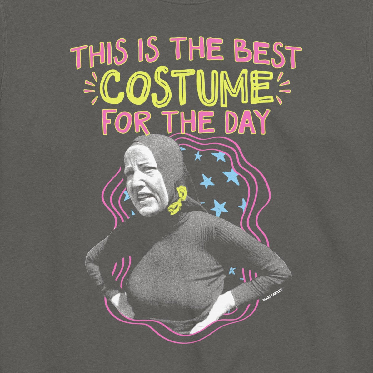 Little Edie Costume For The Day Unisex Sweatshirt in Pepper, Premium fabric