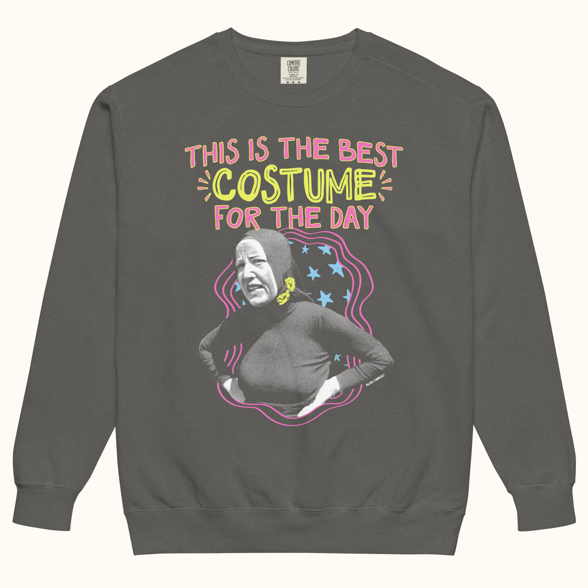 Little Edie Costume For The Day Unisex Sweatshirt in Pepper, Premium fabric