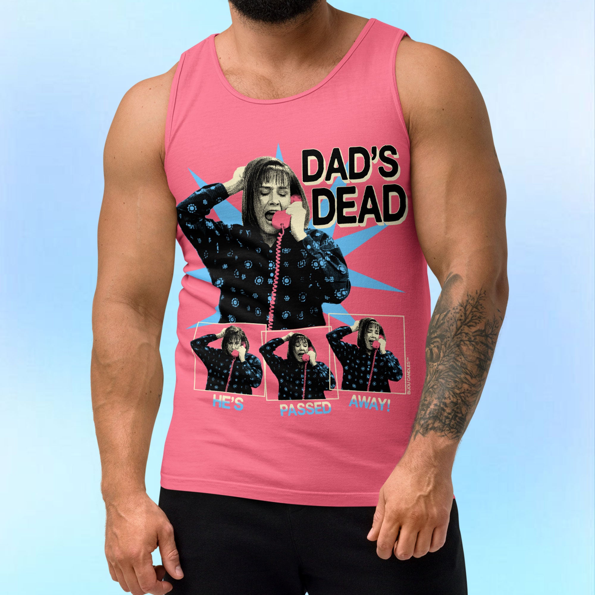 Aunt Jackie Dad's Dead Unisex Premium Tank Top