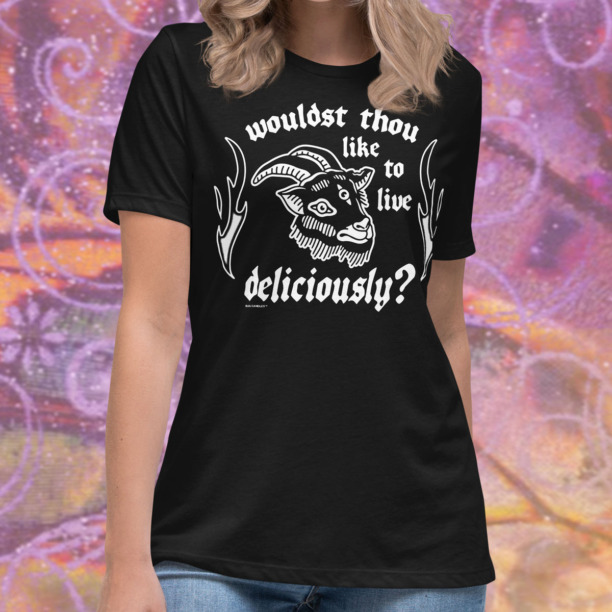 Black Phillip Live Deliciously Women's T-Shirt