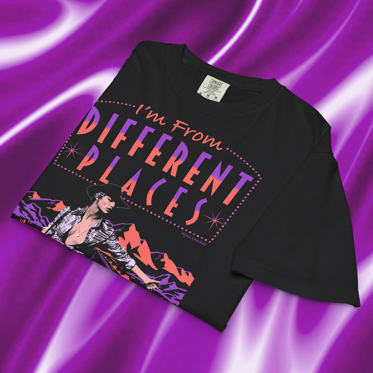 Different Places Showgirls Women's Premium Crop Top