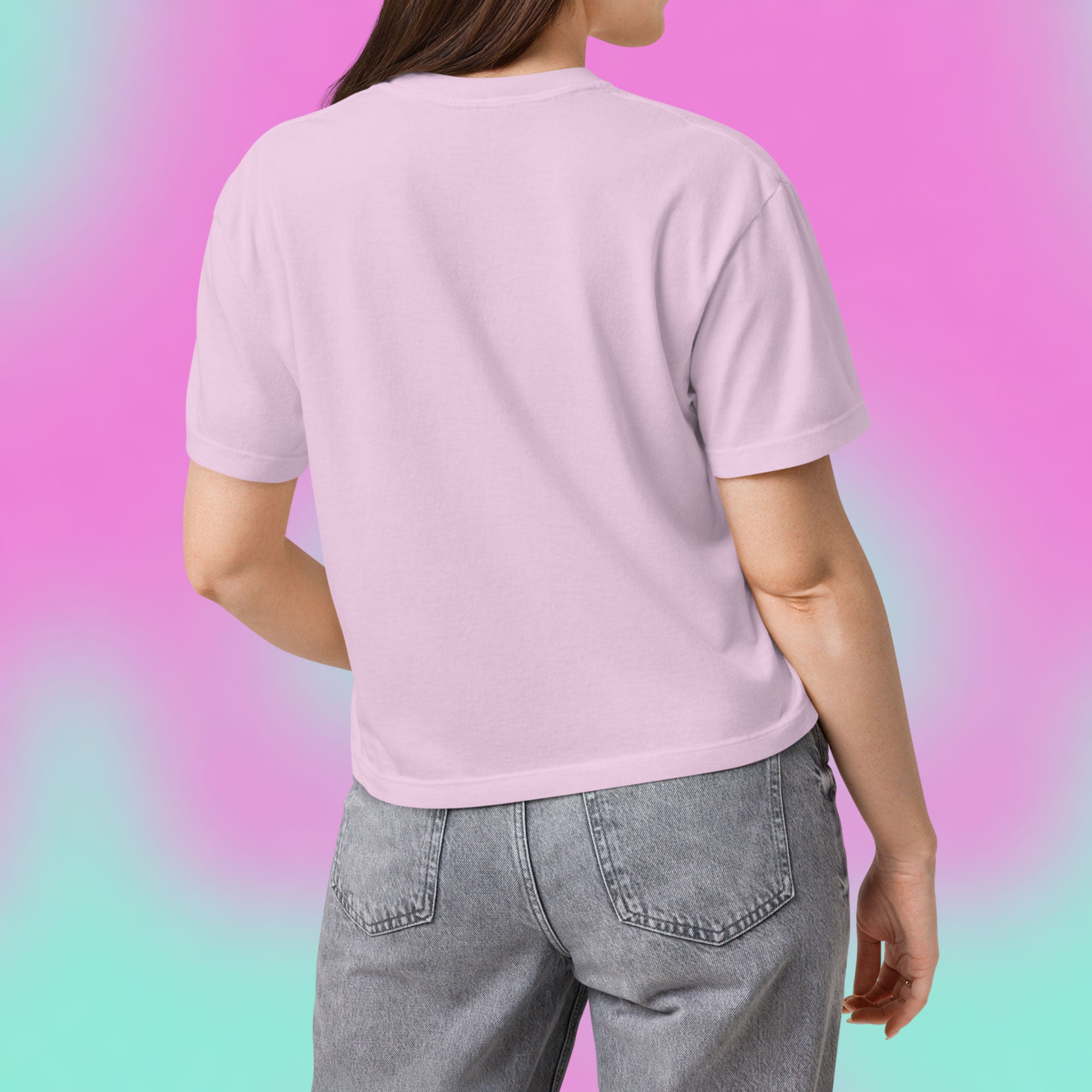 Don't Tell Mom Women's Premium Crop Top