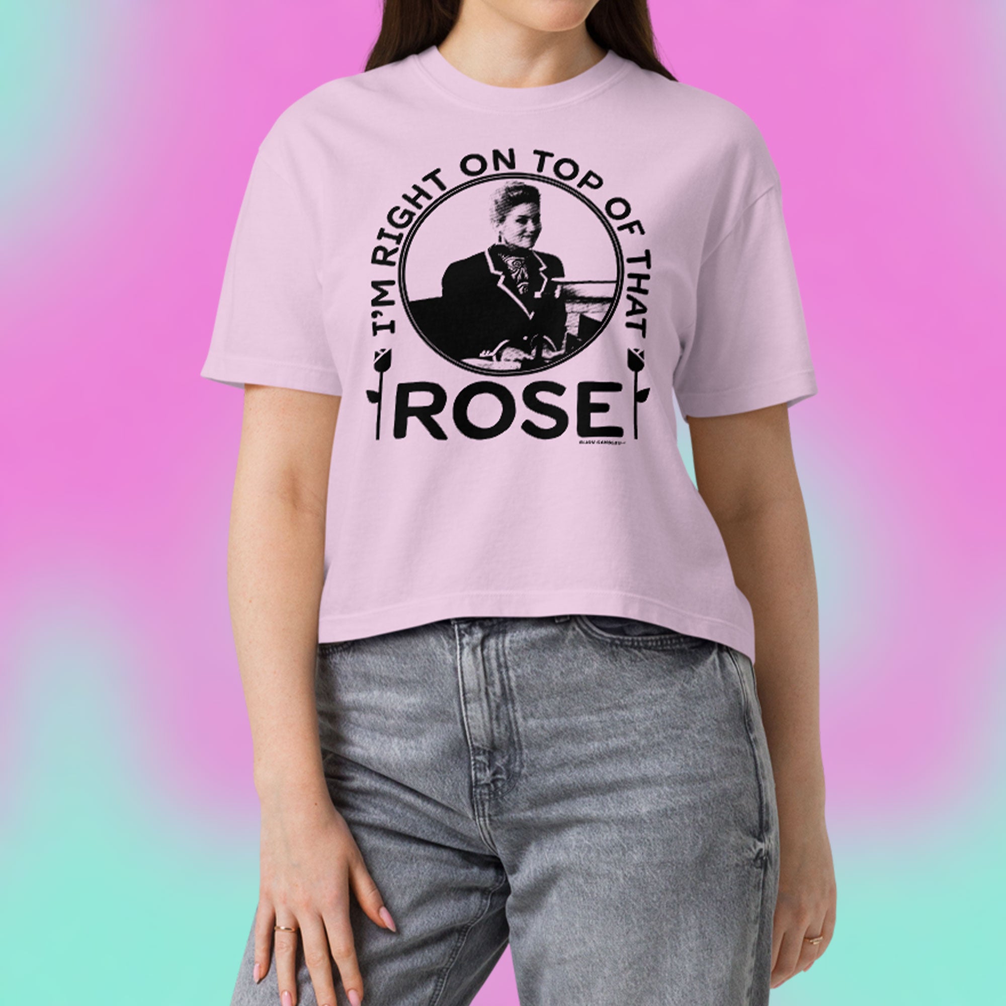 Don't Tell Mom Women's Premium Crop Top