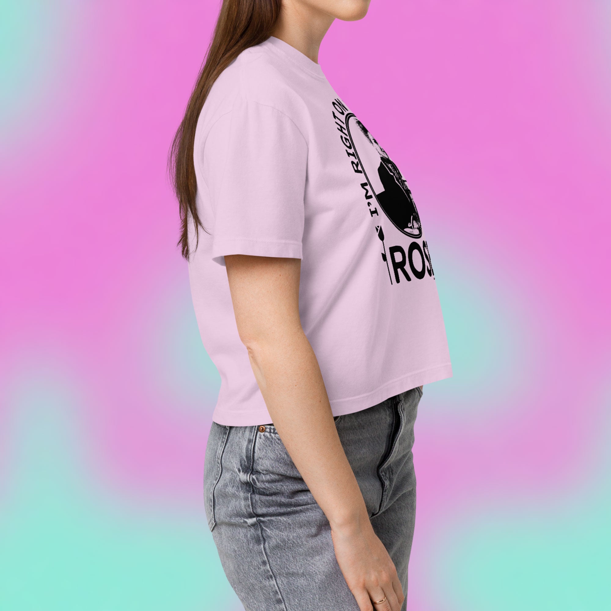 Don't Tell Mom Women's Premium Crop Top