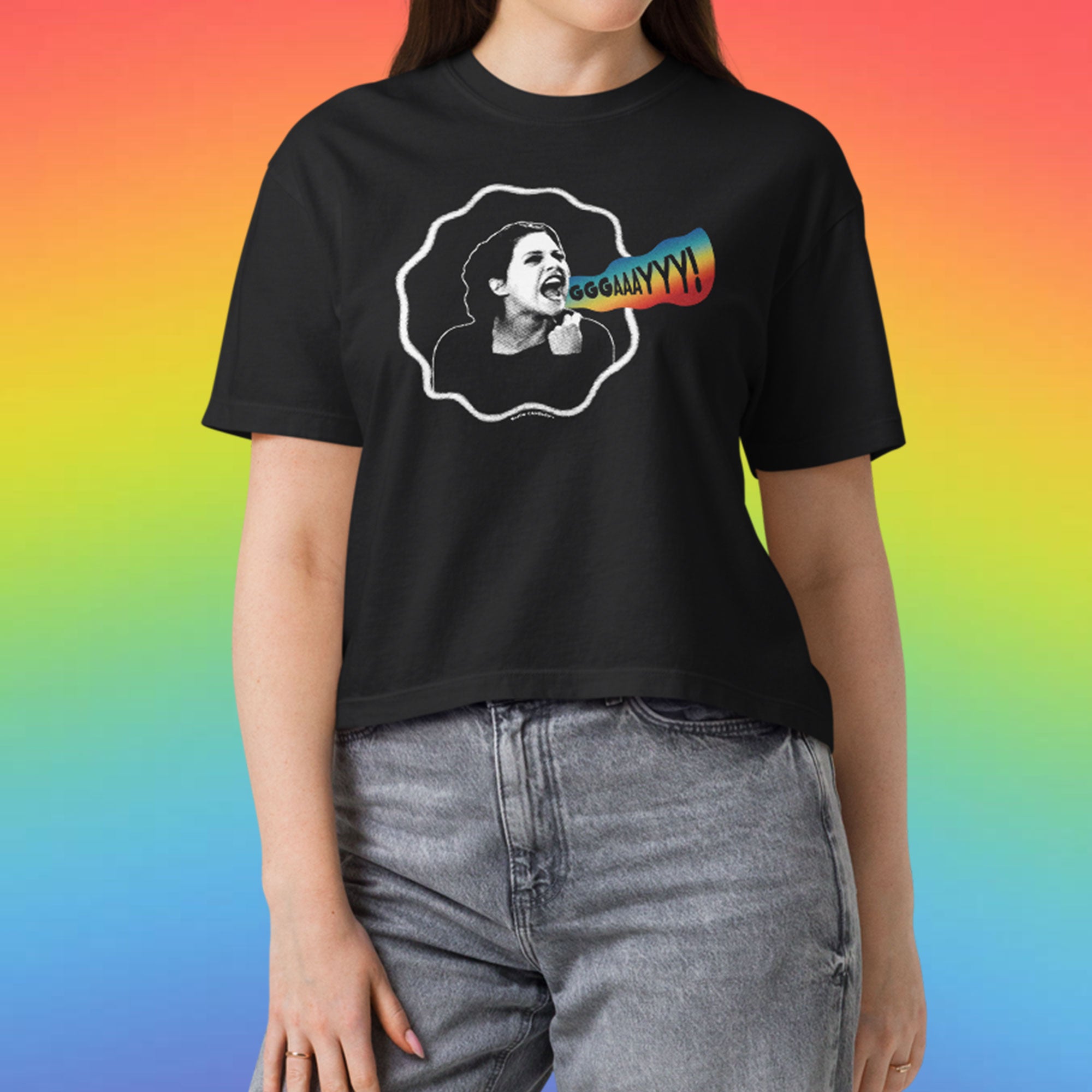 Lisa Swenson Gay Women's Premium Crop Top