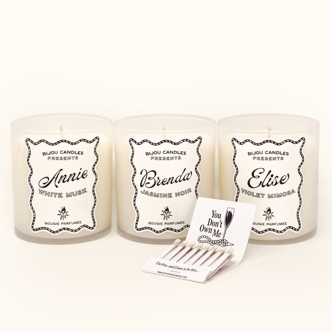 First Wives Candle & Matchbook Set