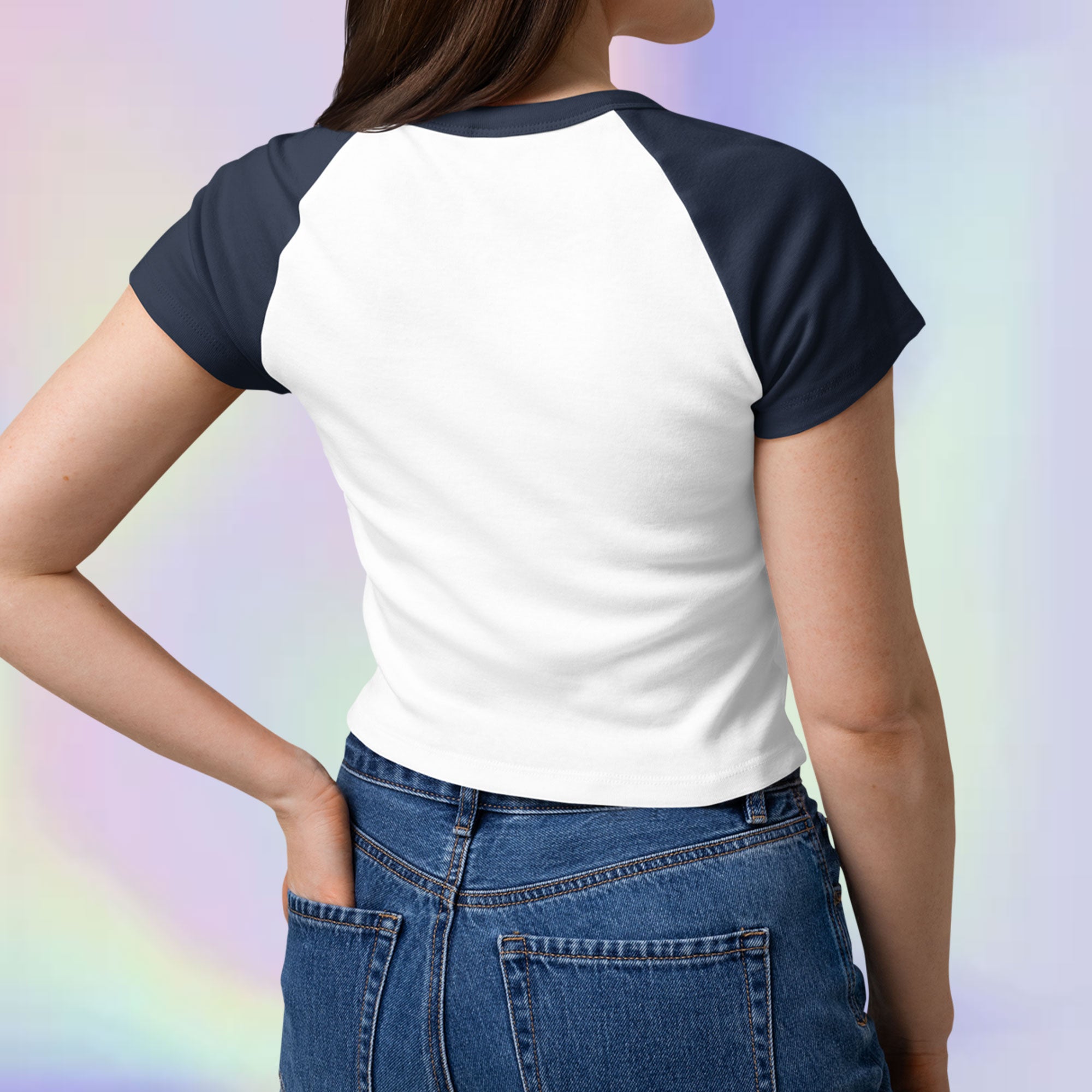 Gay Since The 90s Women's Micro-rib Raglan Baby Tee