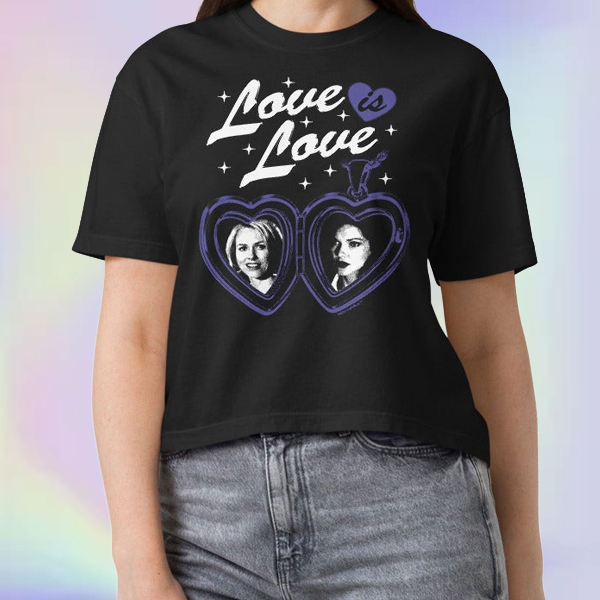 Mulholland Drive Pride Women's Premium Crop Top