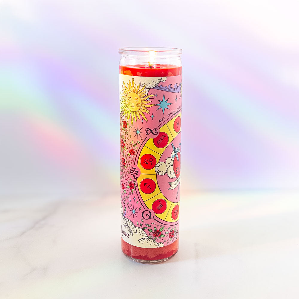 Elaine • Enchanted Amber Tall Candle