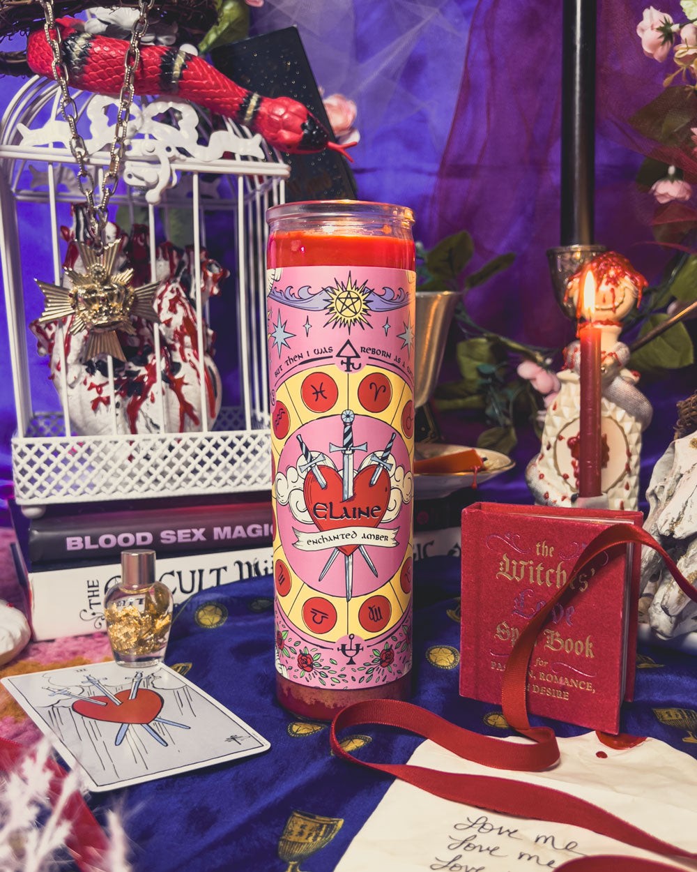 Elaine • Enchanted Amber Tall Candle