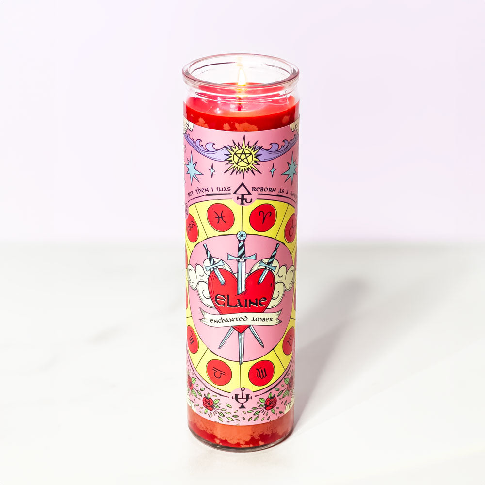 Elaine • Enchanted Amber Tall Candle
