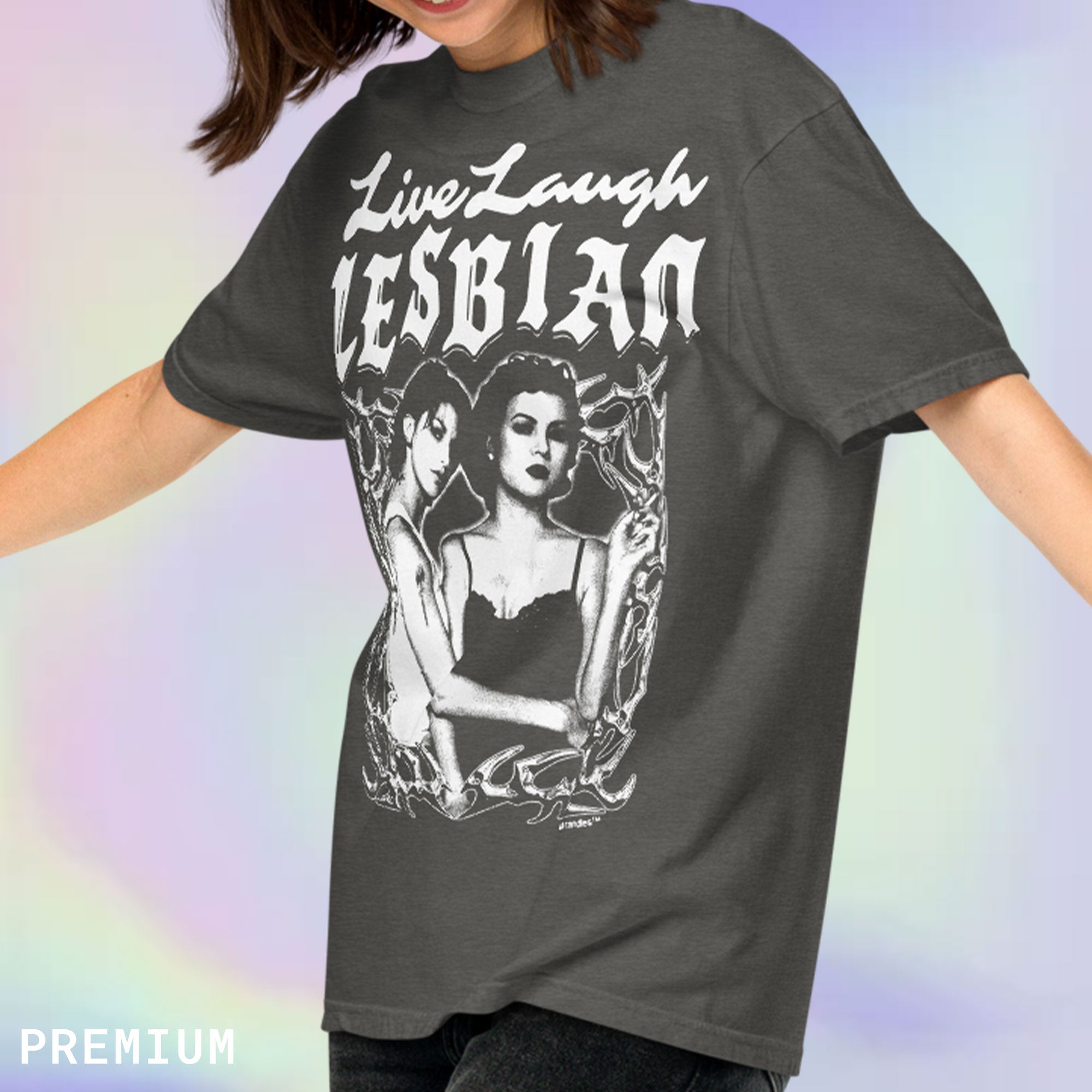 Bound Live Laugh Lesbian Unisex T-Shirt