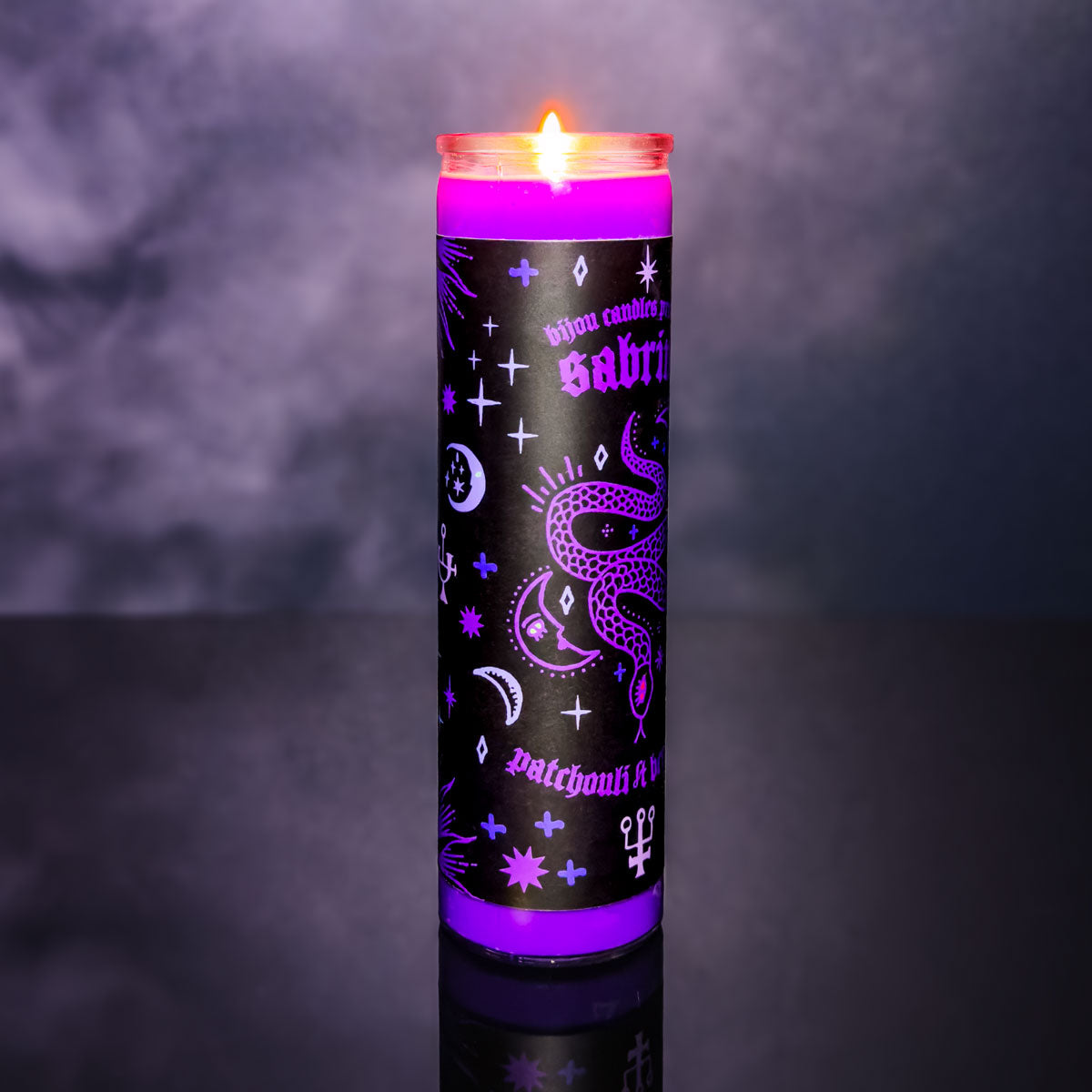 Sabrina • Patchouli & Bergamot Tall Candle