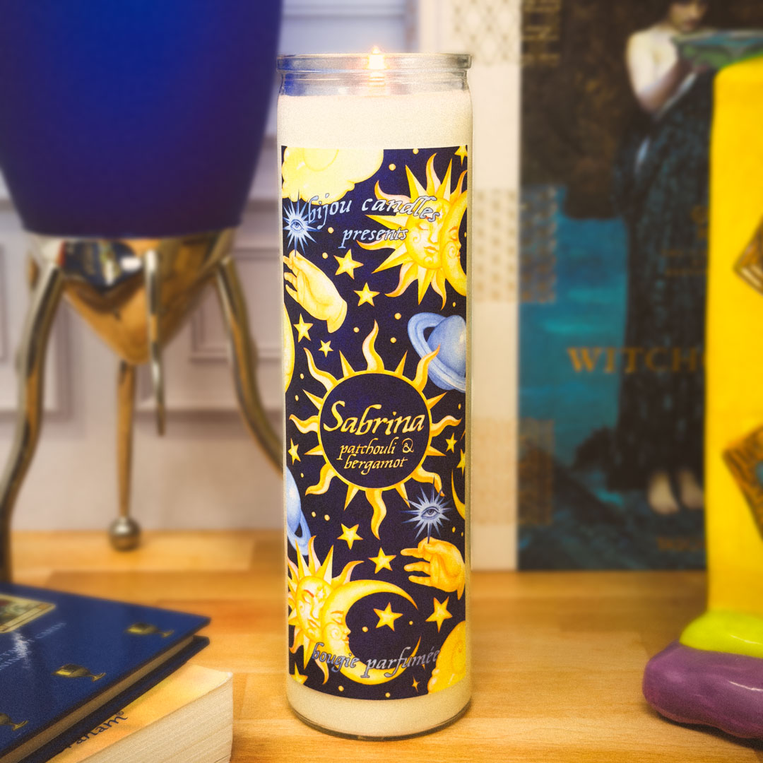 Sabrina • Patchouli & Bergamot Tall Candle