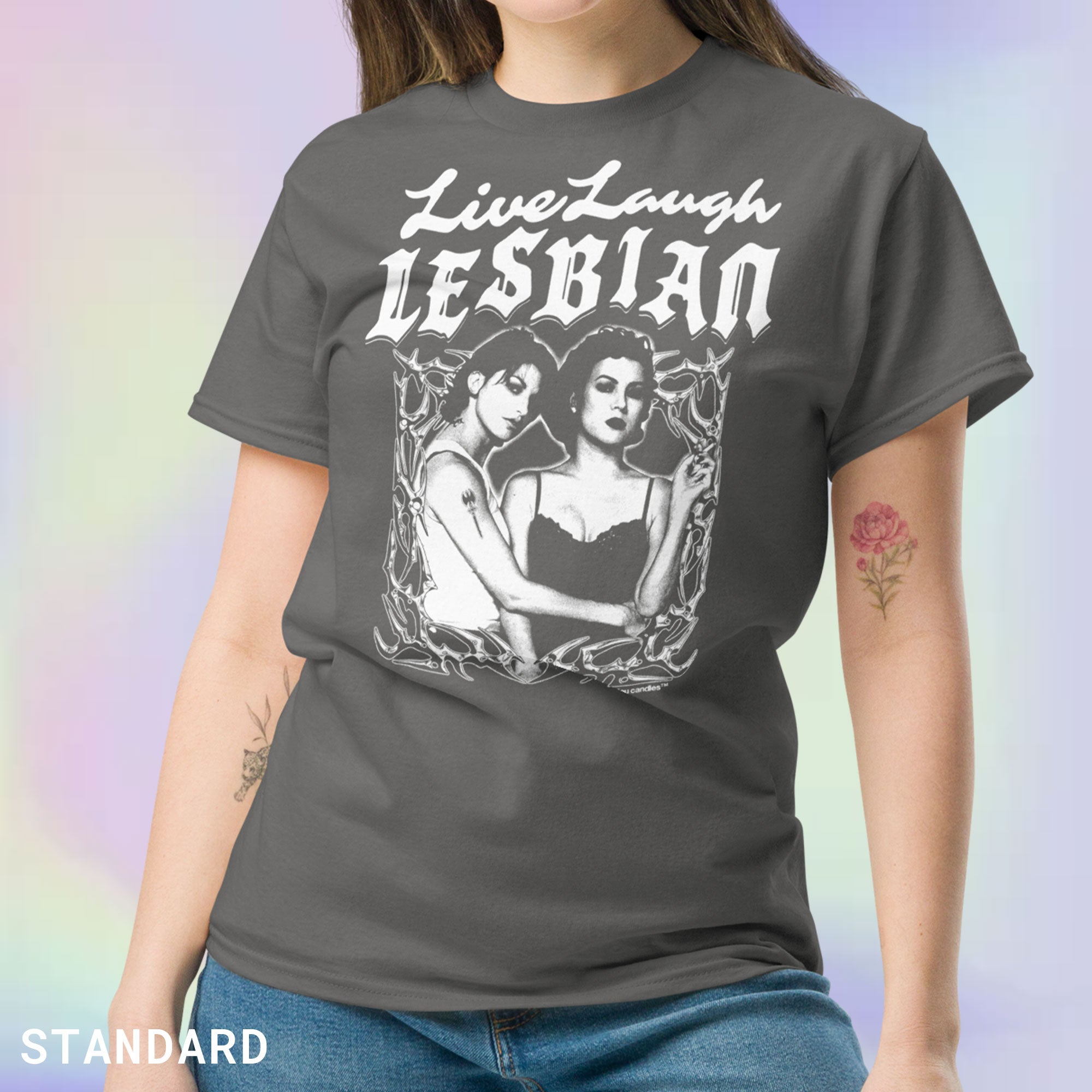 Bound Live Laugh Lesbian Unisex T-Shirt