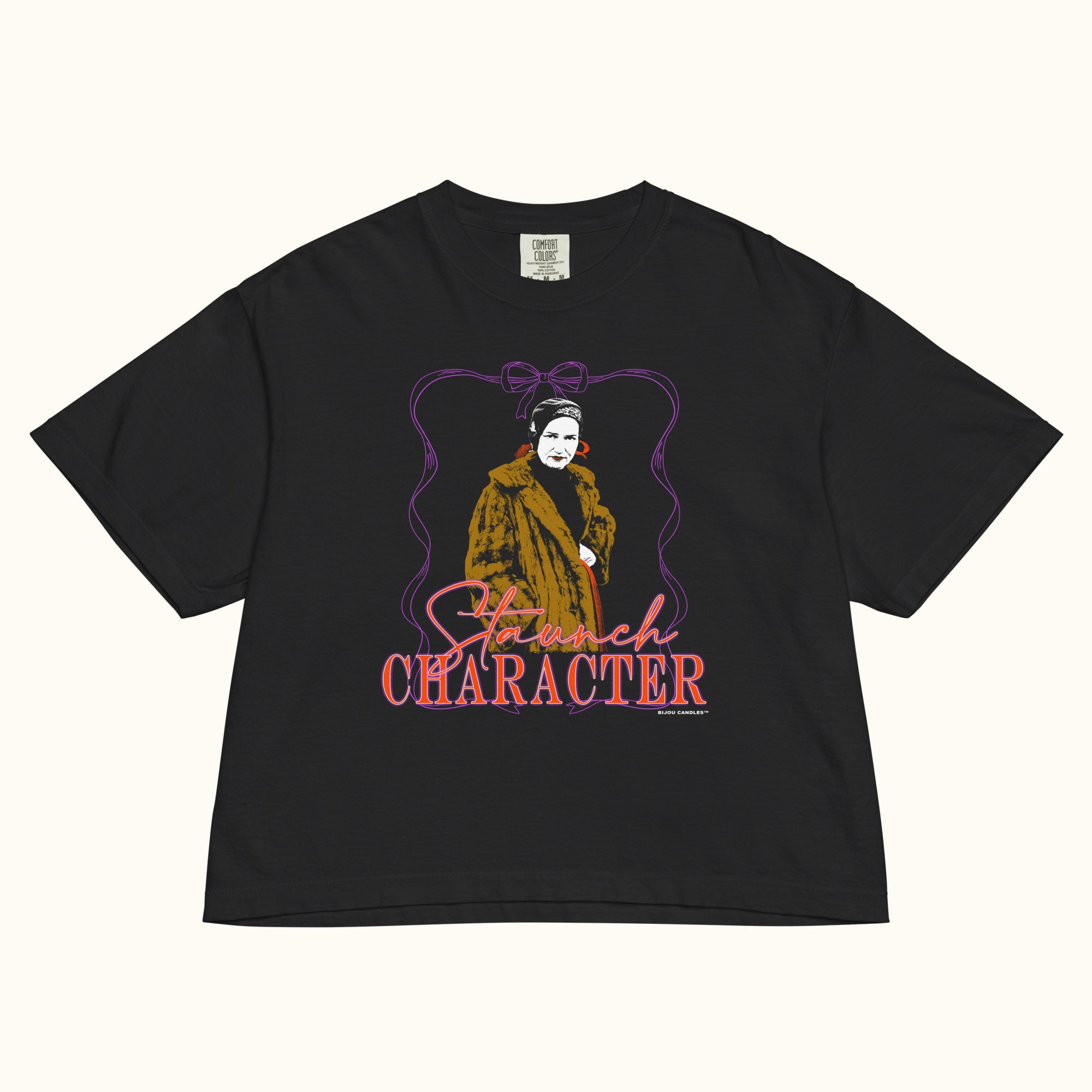 Little Edie Staunch Character Women’s Premium Crop Top