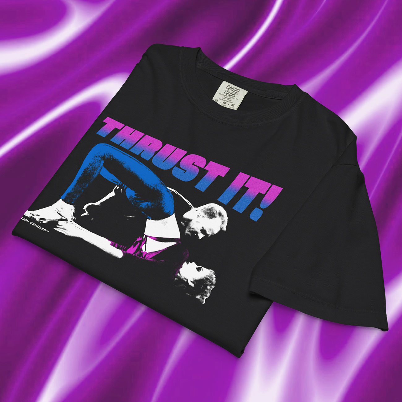 Showgirls Thrust It! Women’s Premium Crop Top