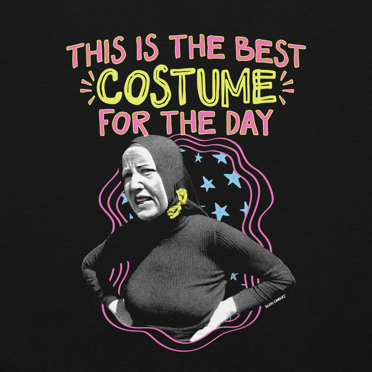 Little Edie Costume For The Day Unisex Sweatshirt in Black, Standard fabric