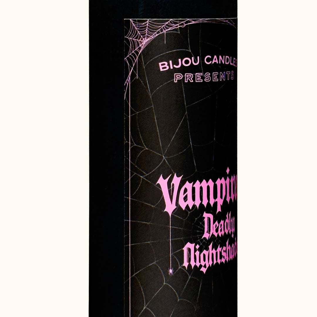 Vampira • Deadly Nightshade Tall Candle