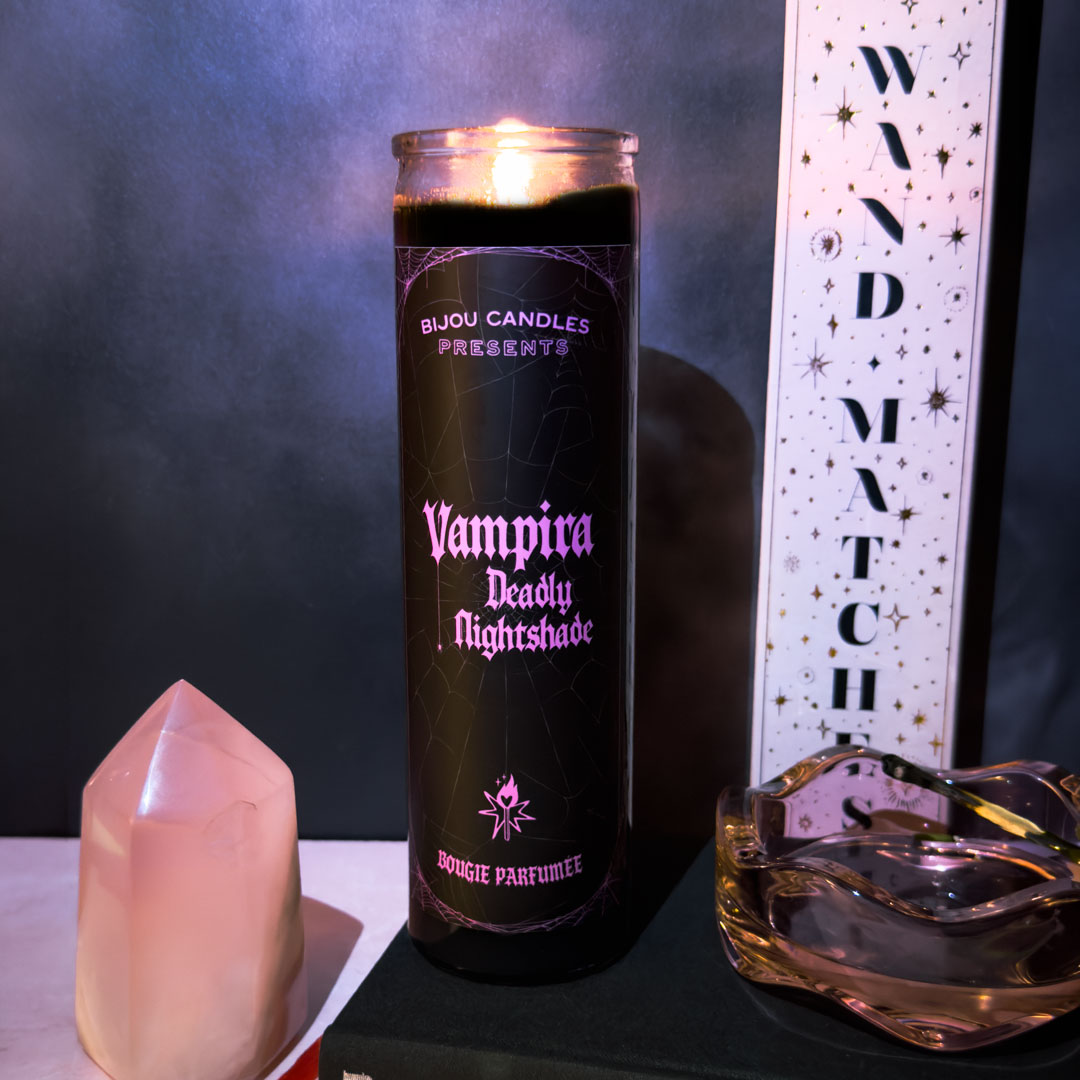 Vampira • Deadly Nightshade Tall Candle