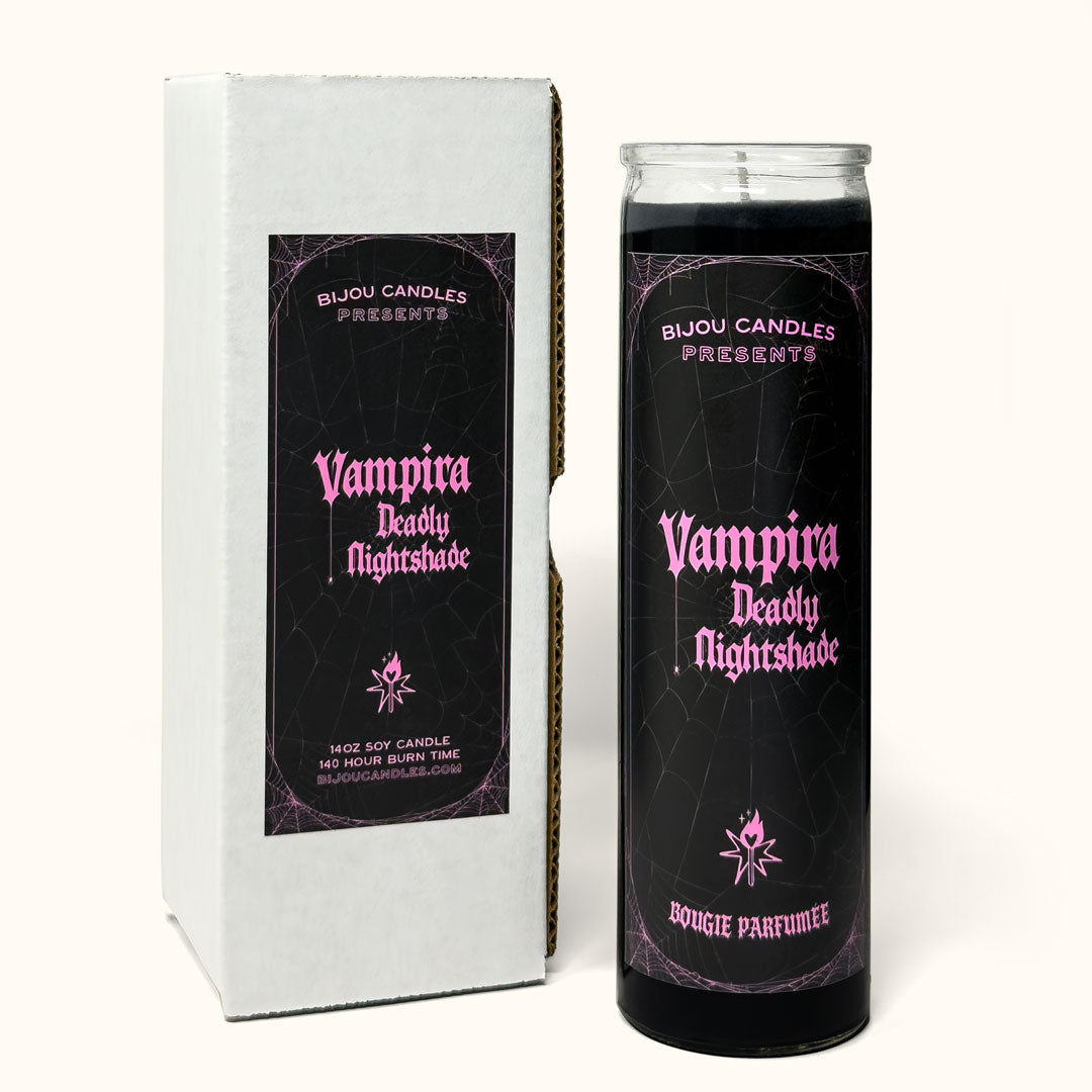 Vampira • Deadly Nightshade Tall Candle