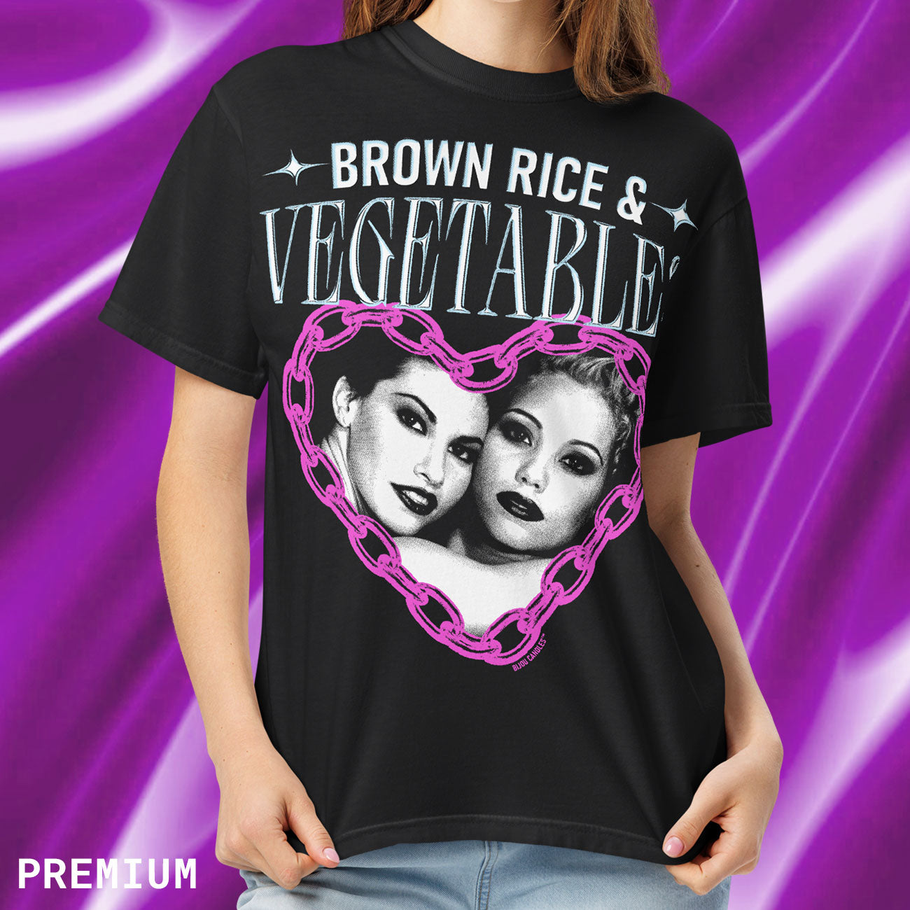 Brown Rice & Vegetables Showgirls Unisex T-Shirt