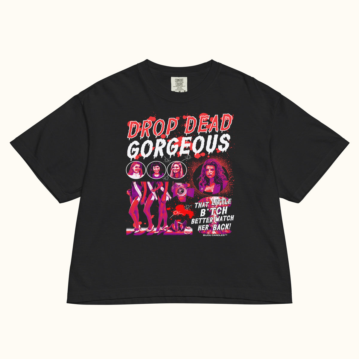 Drop Dead Gorgeous Slasher Women’s Premium Crop Top