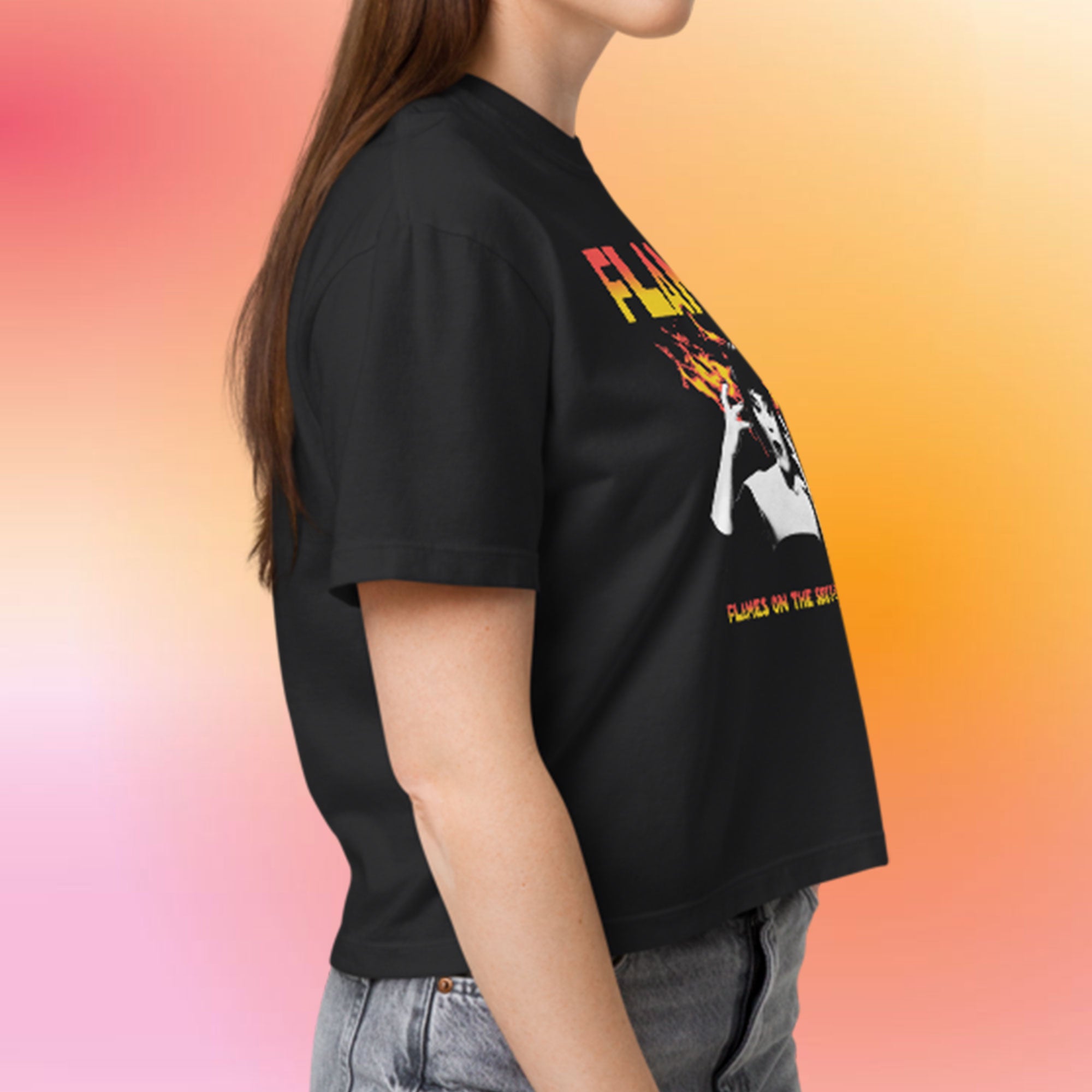 Clue Flames Women's Premium Crop Top