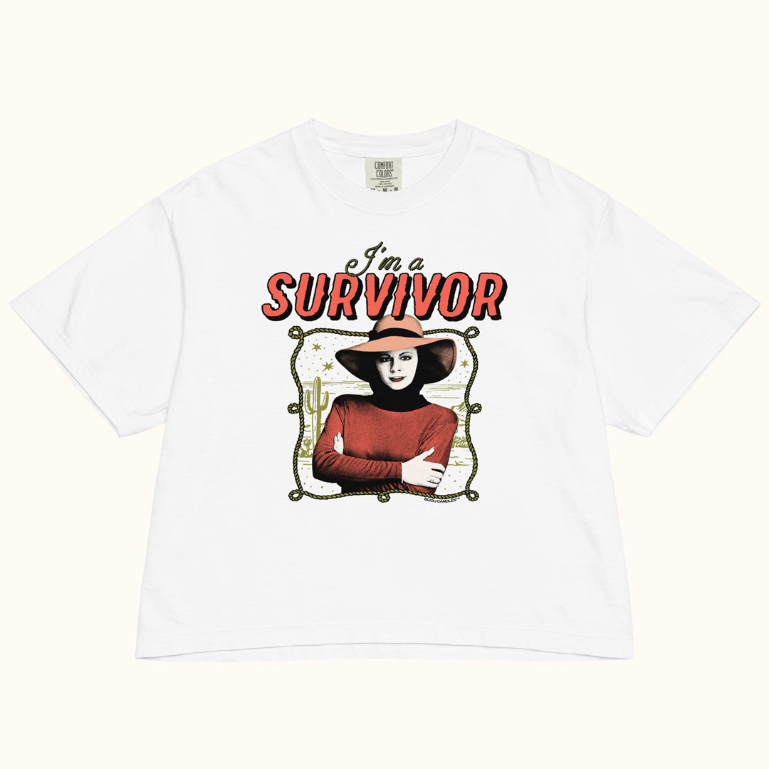 Reba Survivor Women’s Premium Crop Top