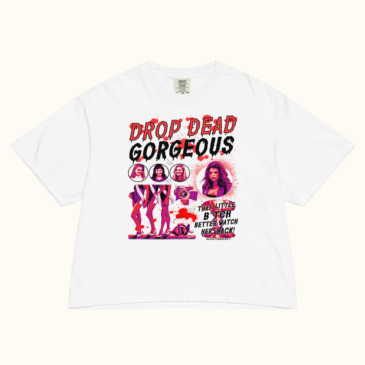 Drop Dead Gorgeous Slasher Women’s Premium Crop Top