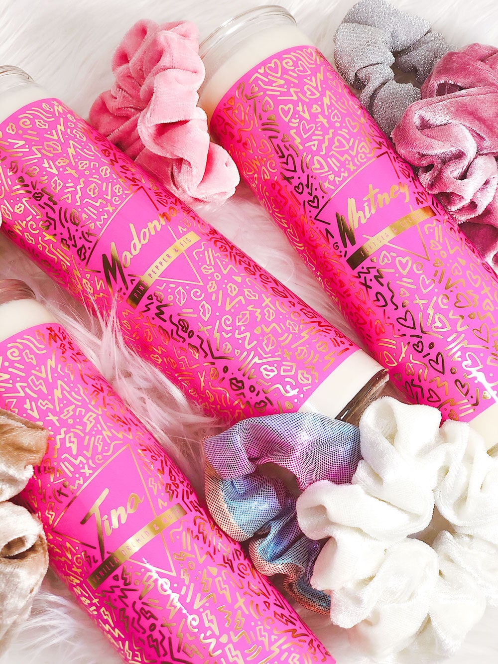 80s Icons Tall Candle Set
