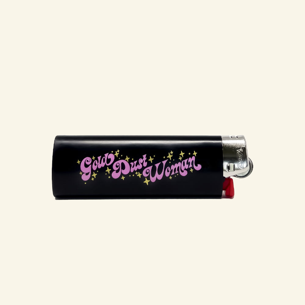 Gold Dust Woman BIC Lighter