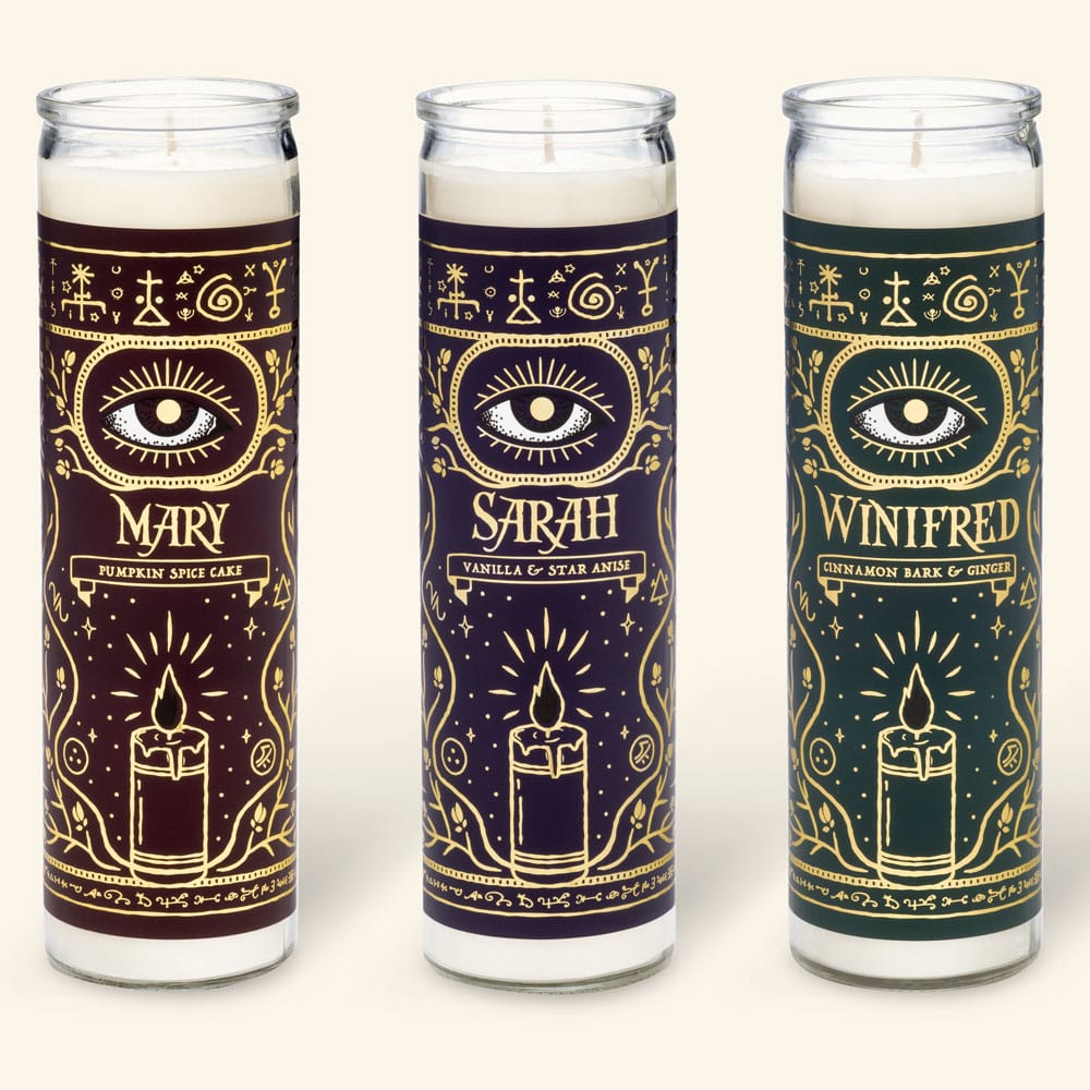 Sanderson Sisters Tall Candle Set