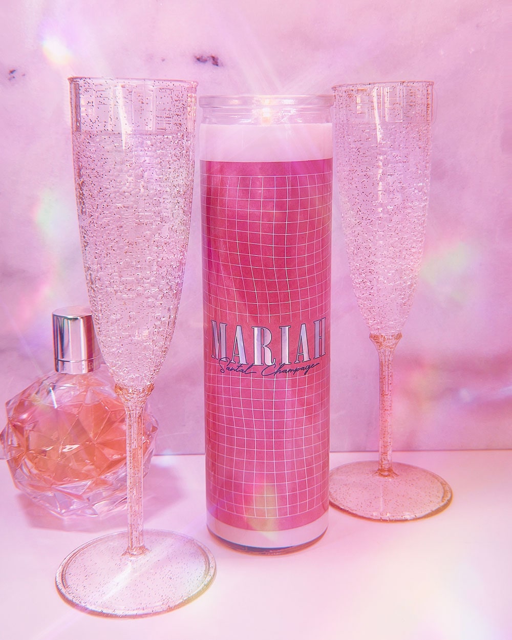 Mariah • Santal Champagne Tall Candle