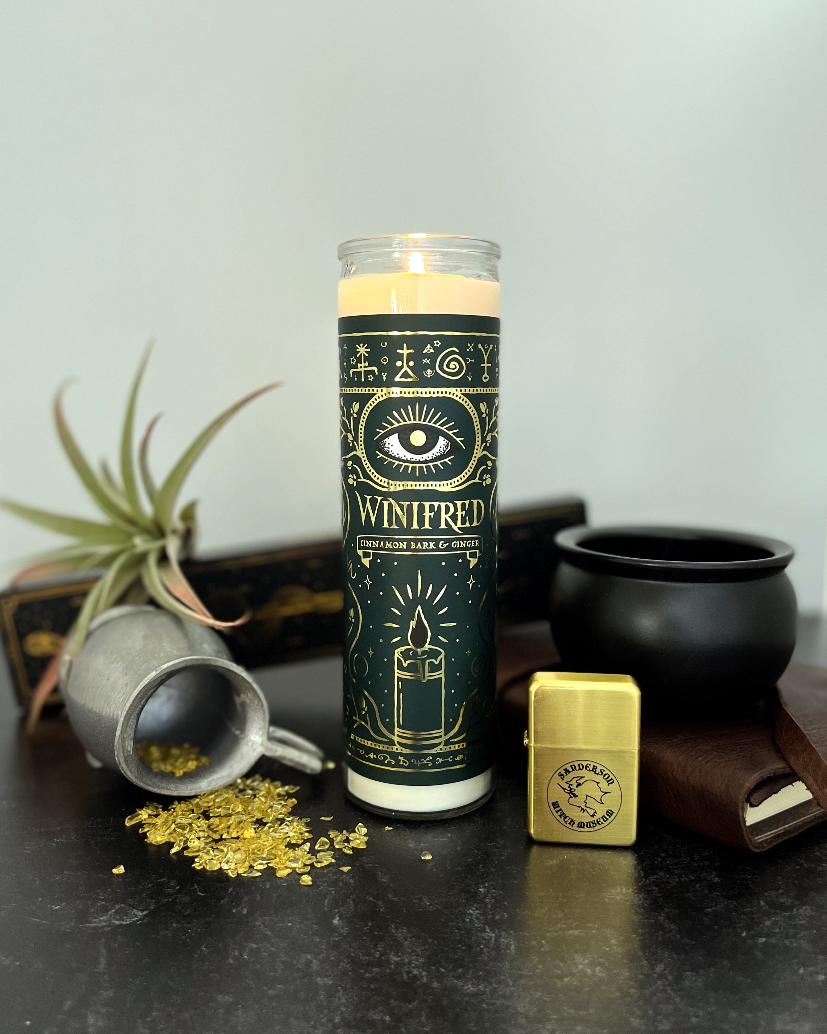 Winifred • Cinnamon Bark & Ginger Tall Candle