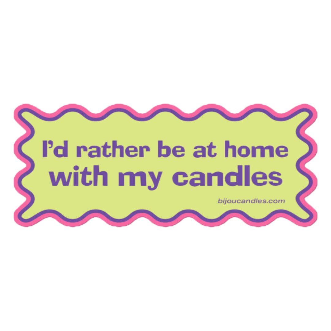 Candle Lover Bumper Sticker