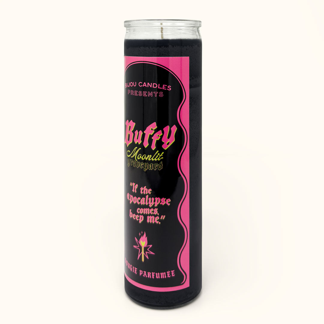 Buffy • Moonlit Graveyard Tall Candle