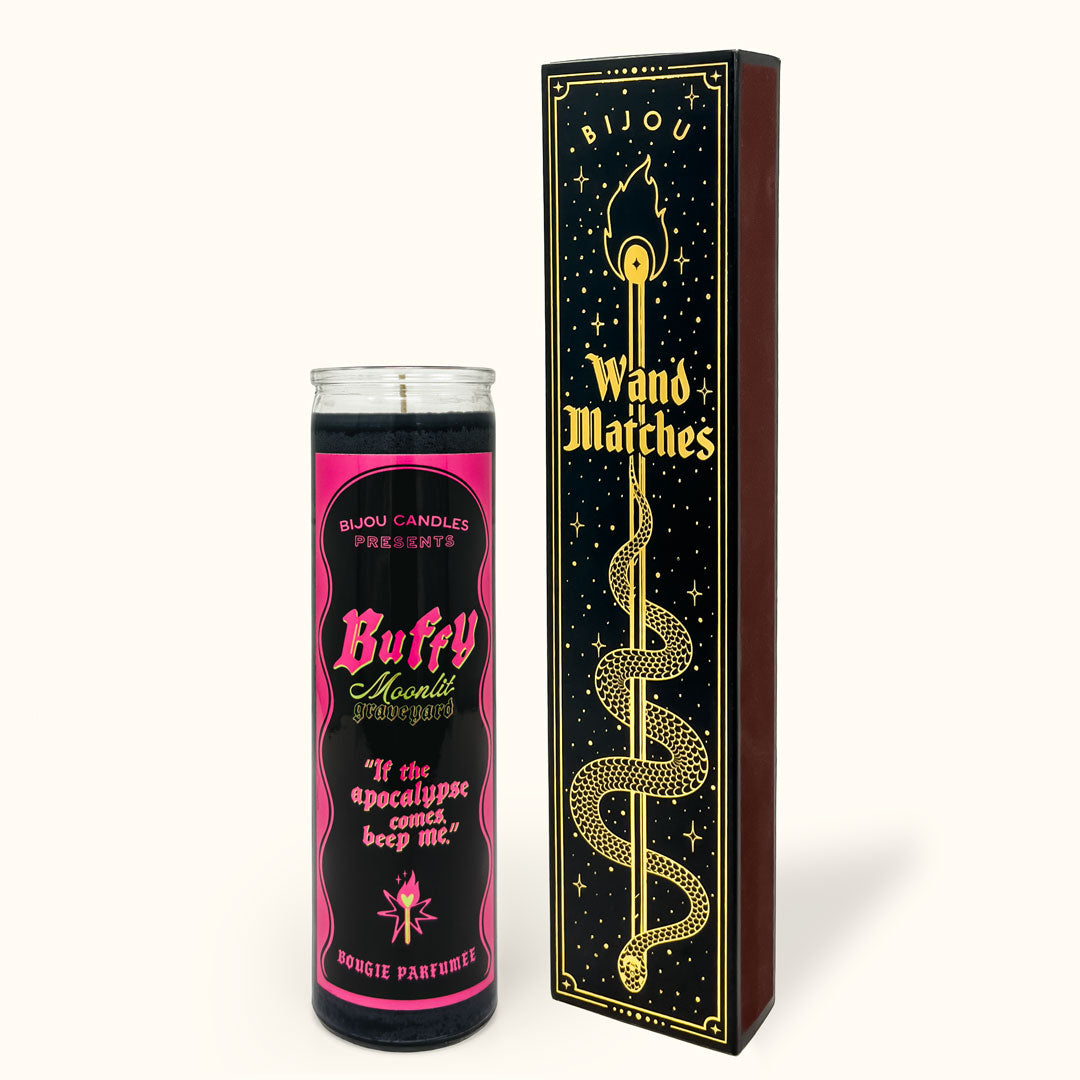 Buffy Moonlit Graveyard Candle Gift Set