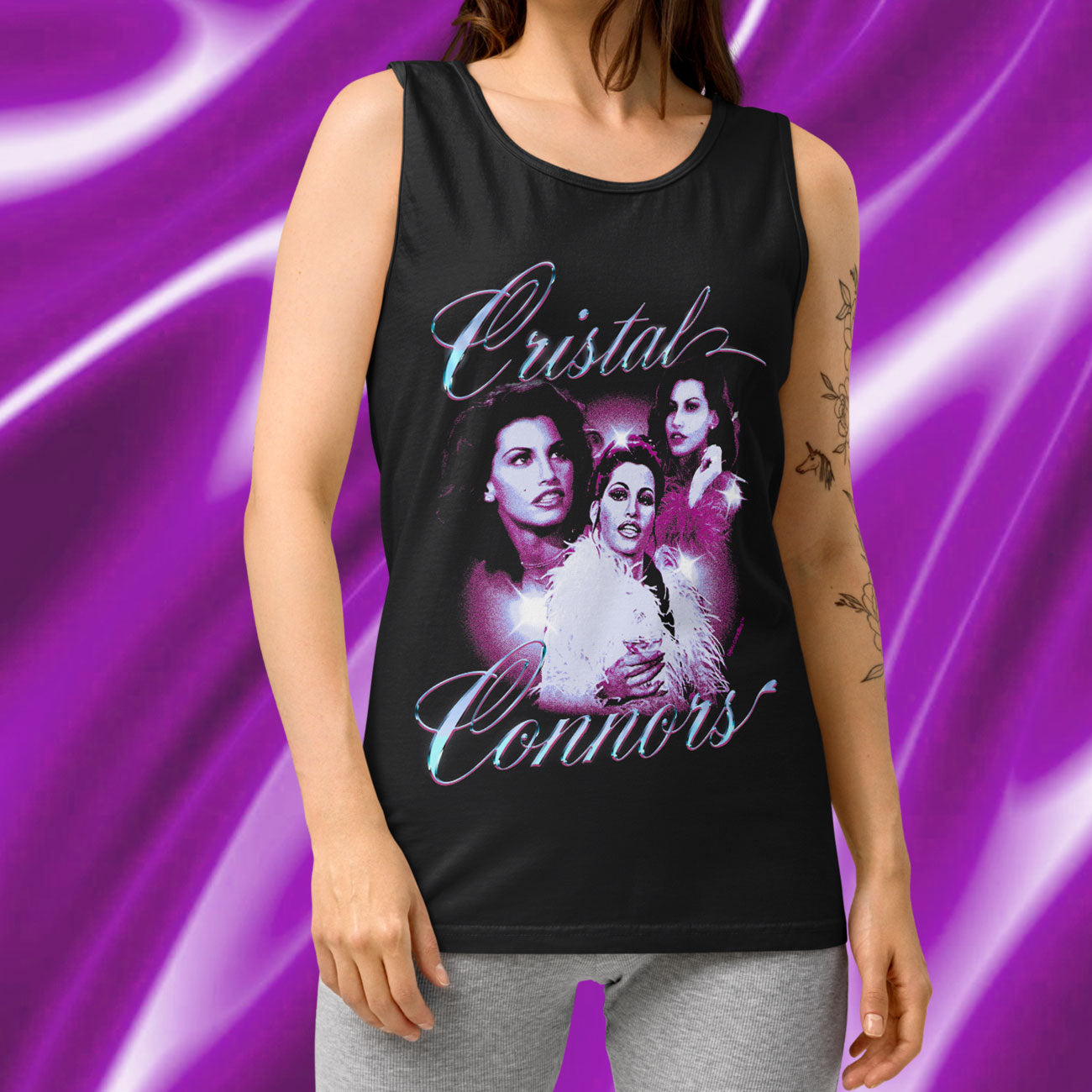 Cristal Conners Showgirls Unisex Premium Tank Top