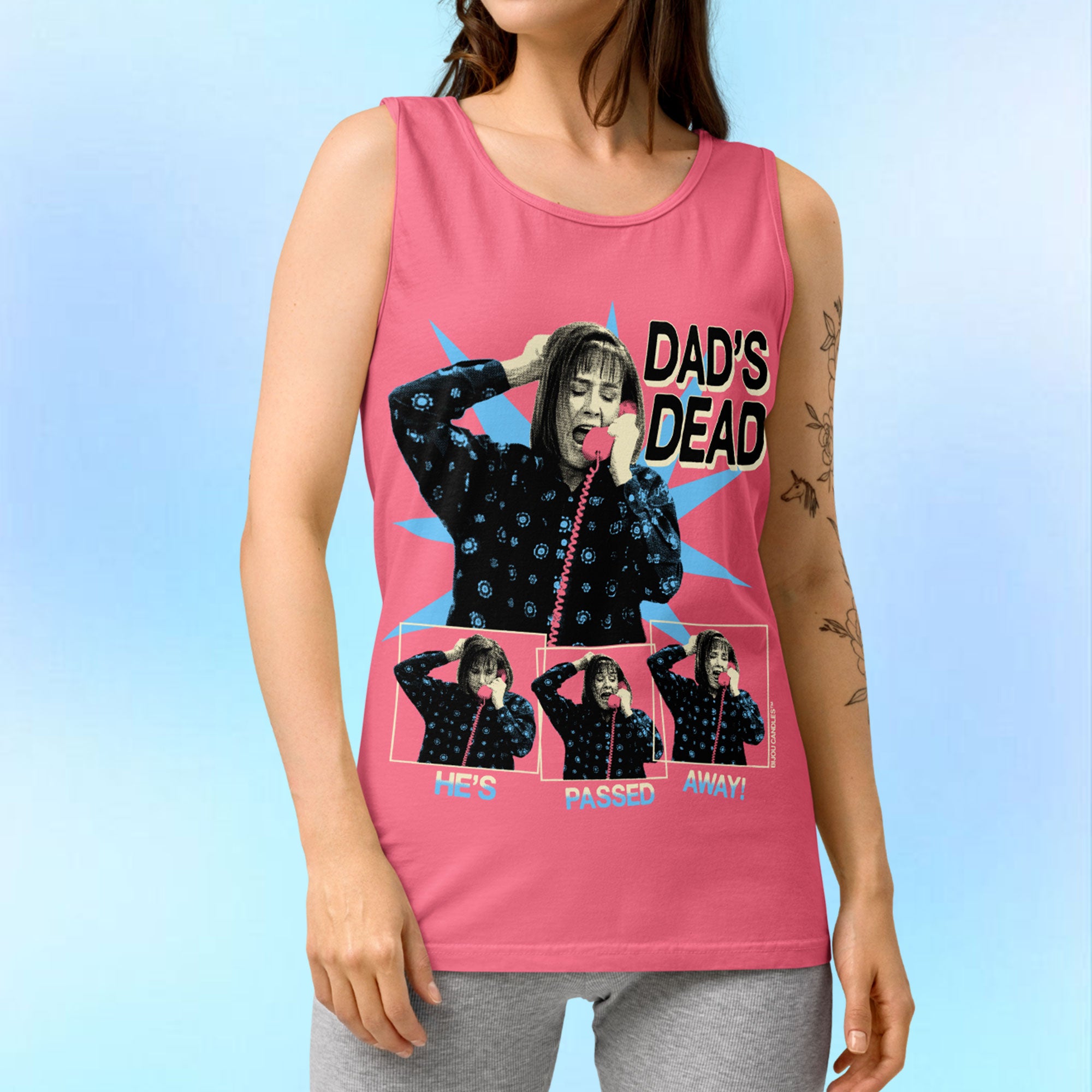 Aunt Jackie Dad's Dead Unisex Premium Tank Top