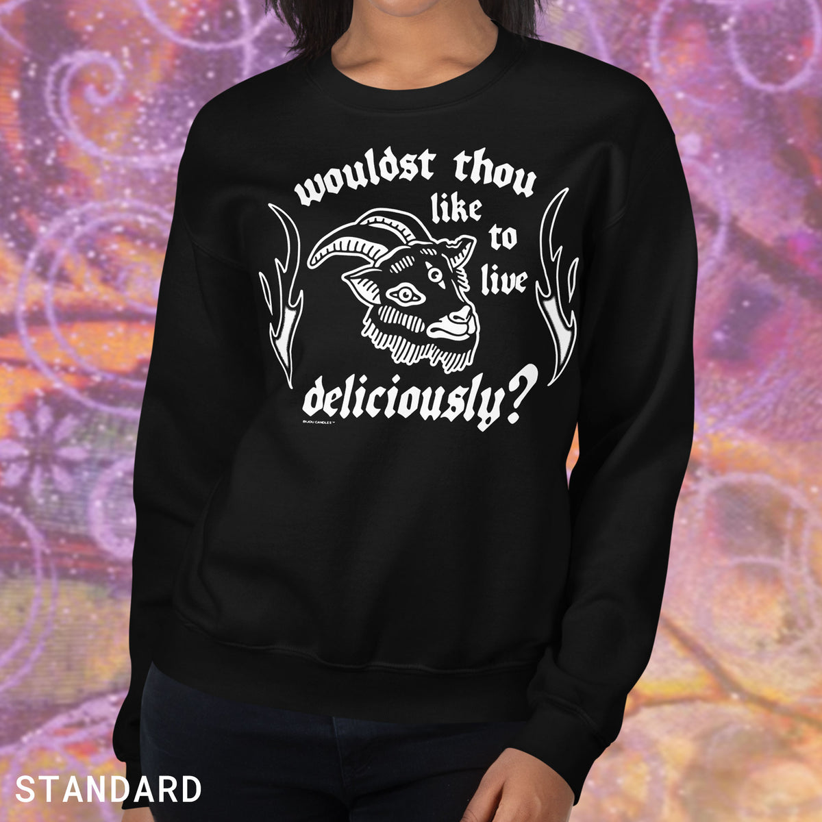 Black Phillip Live Deliciously Sweatshirt