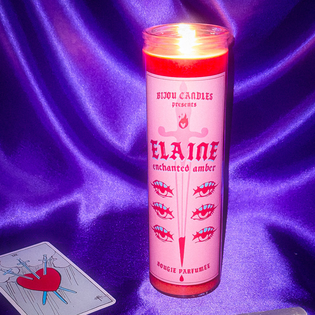 Elaine • Enchanted Amber Tall Candle
