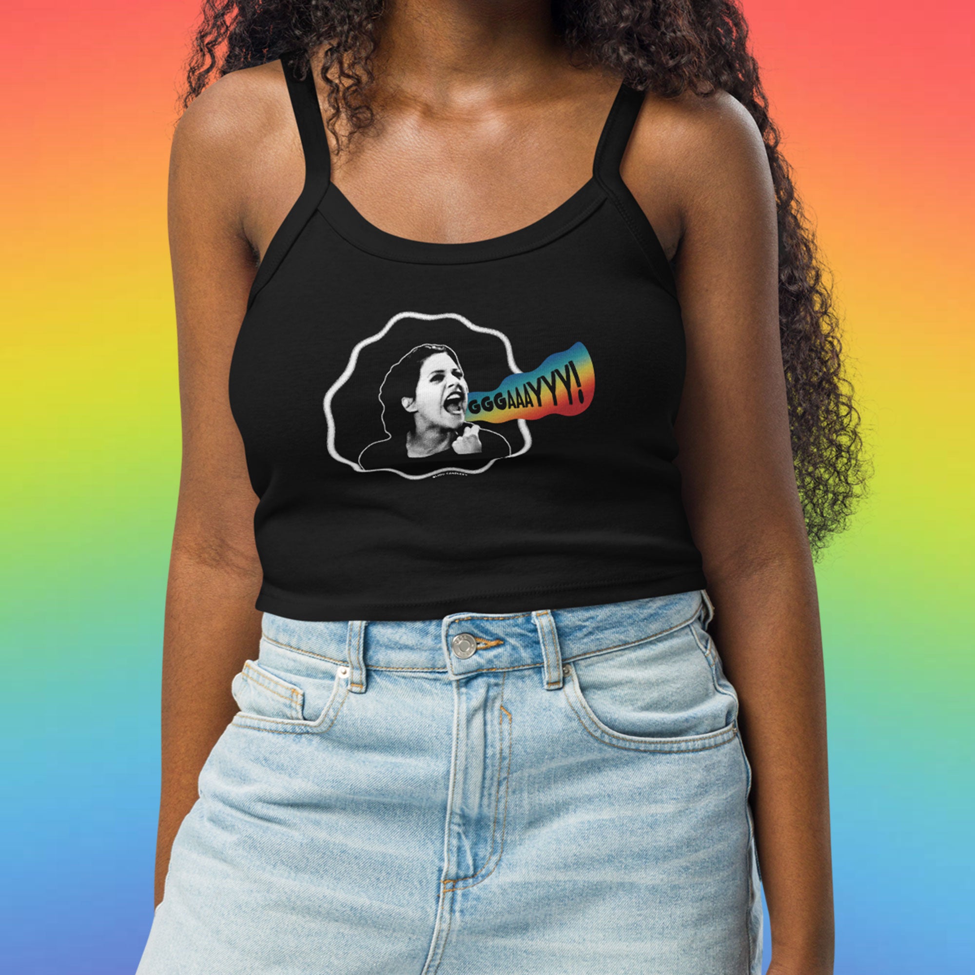 Lisa Swenson Gay Women's Micro-rib Tank Top