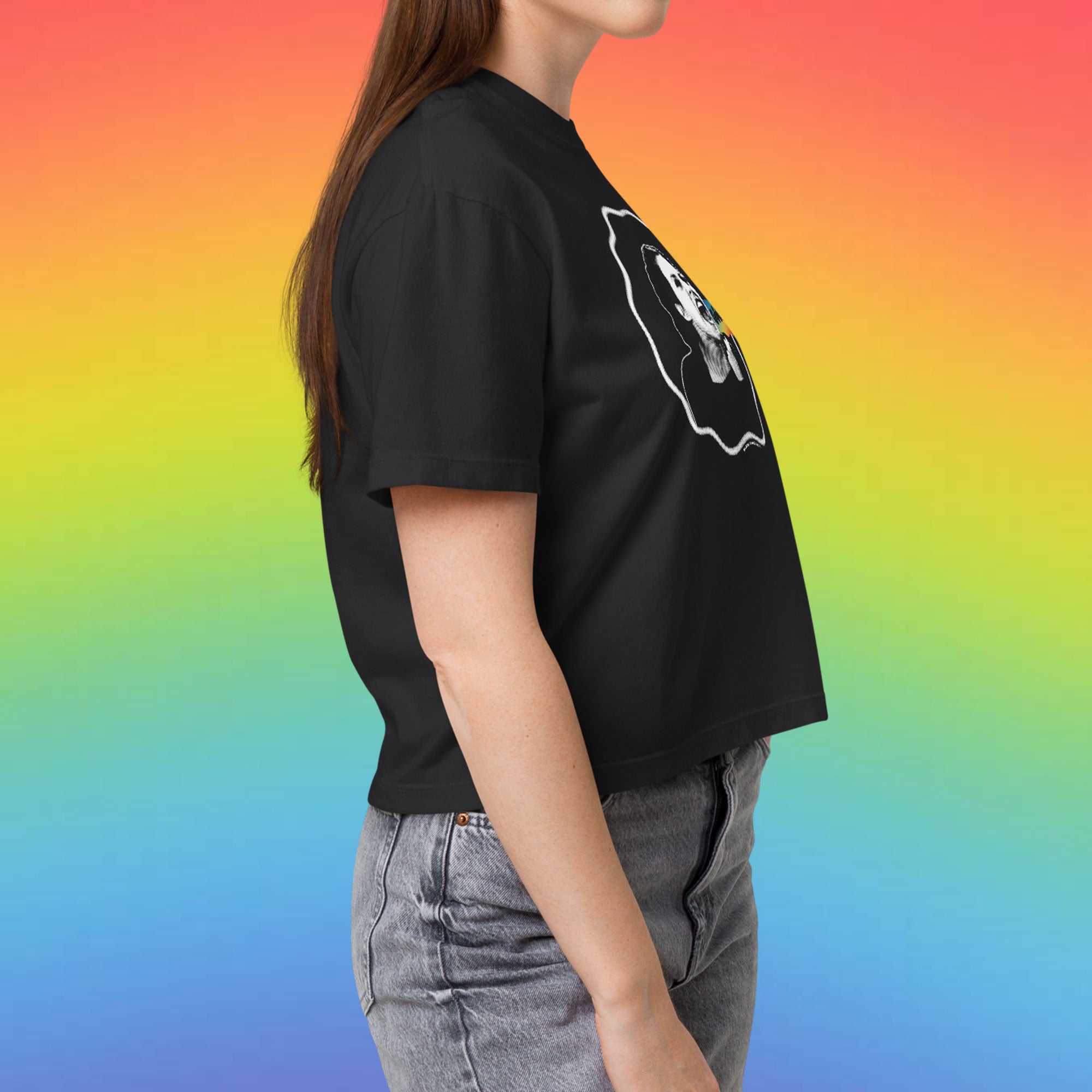Lisa Swenson Gay Women's Premium Crop Top