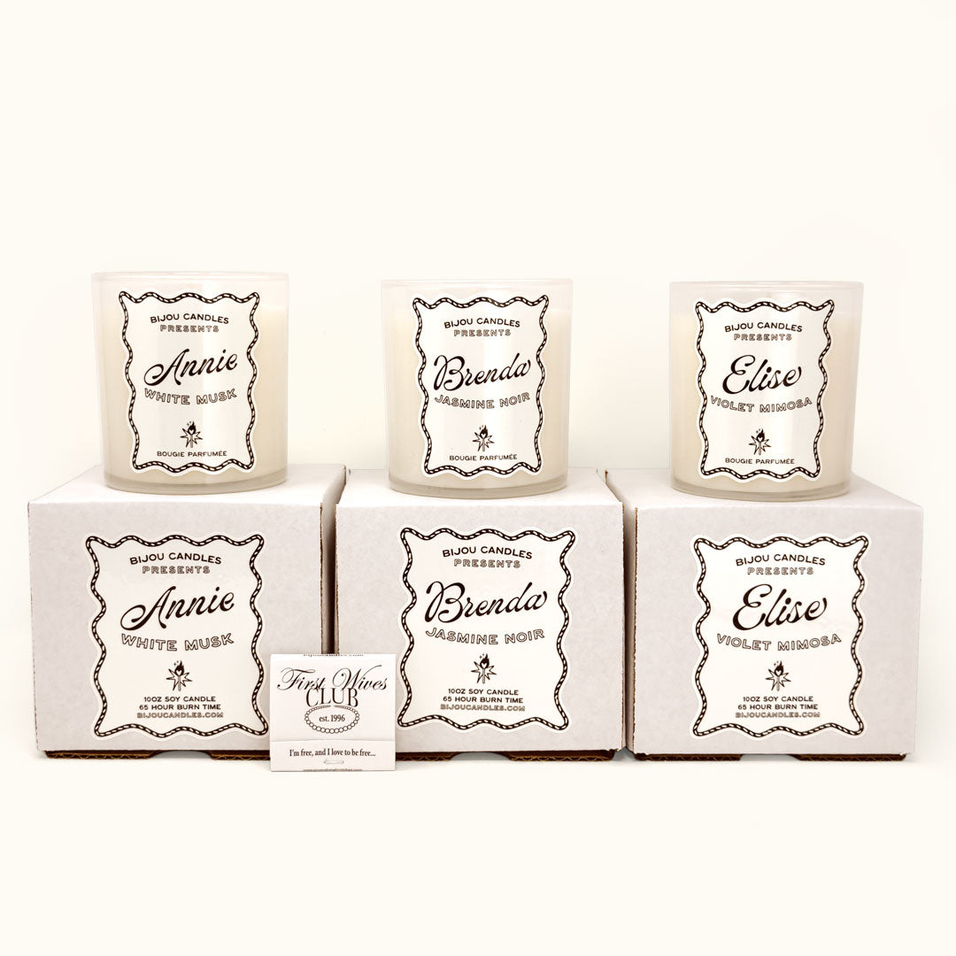 First Wives Candle & Matchbook Set