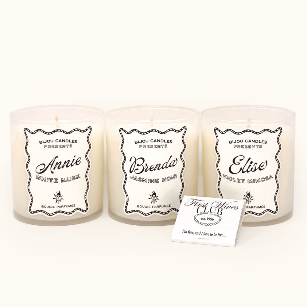 First Wives Candle & Matchbook Set